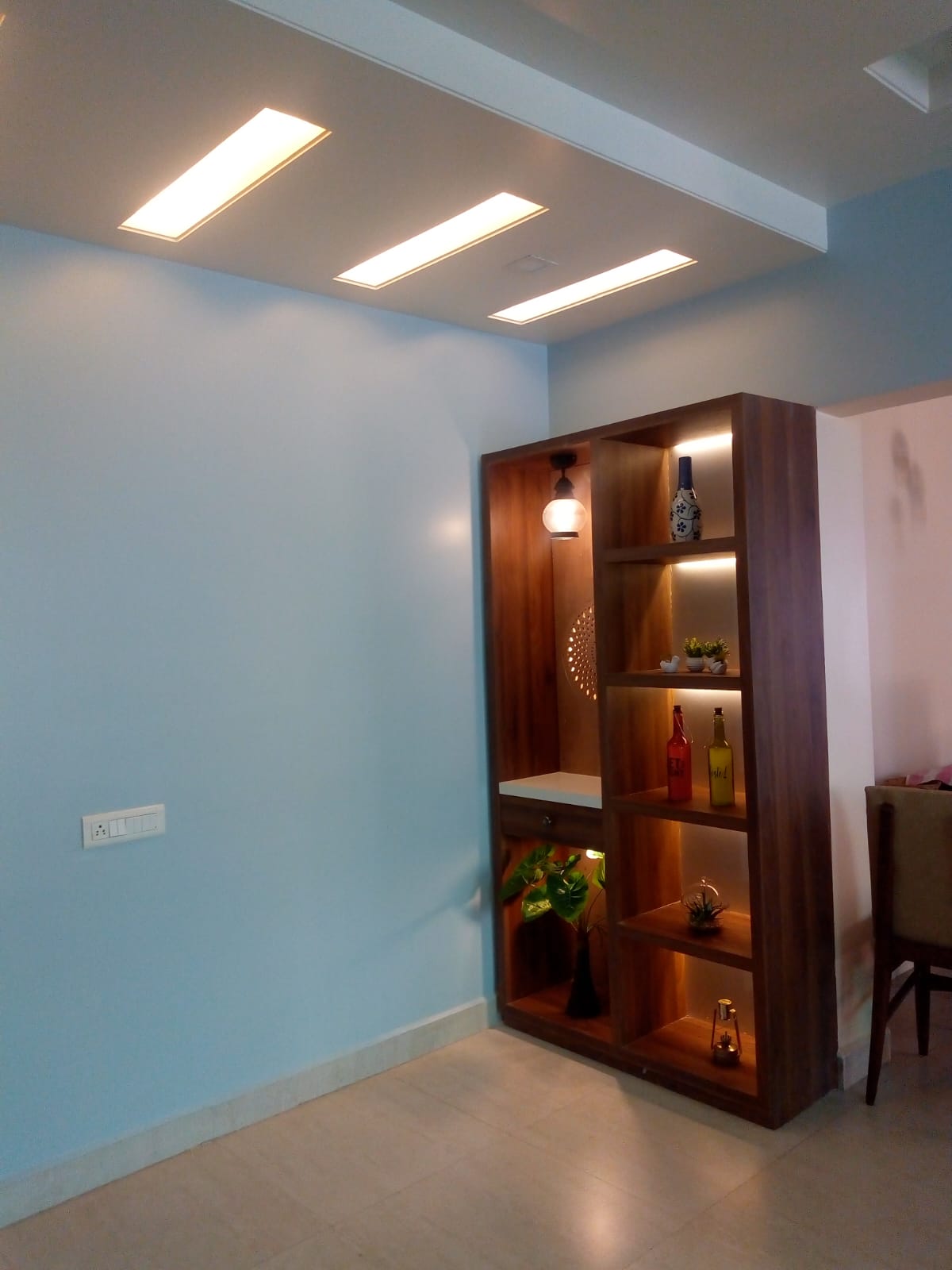Wooden Display Shelf