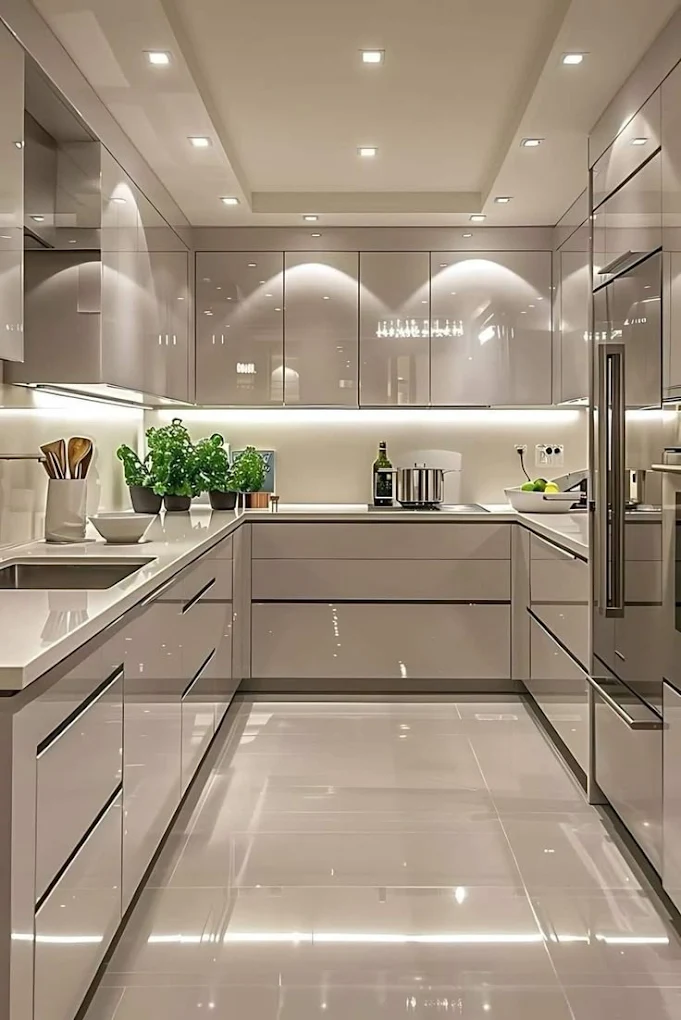 Modular Kitchen Layout 3